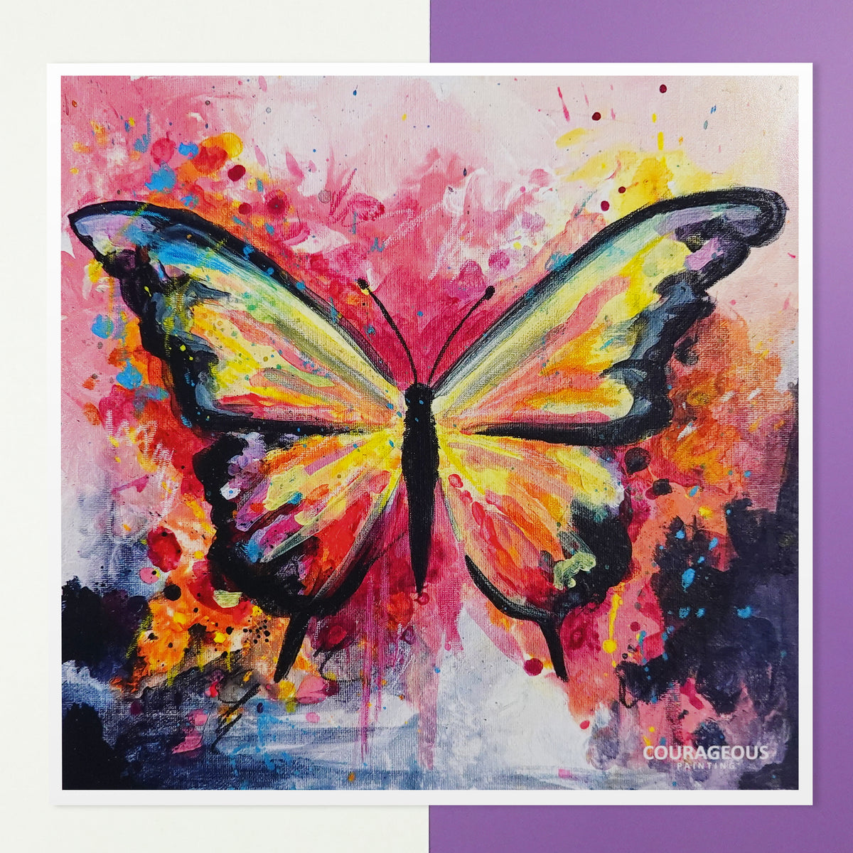 Splatter Butterfly Collection - Art Print Bundle