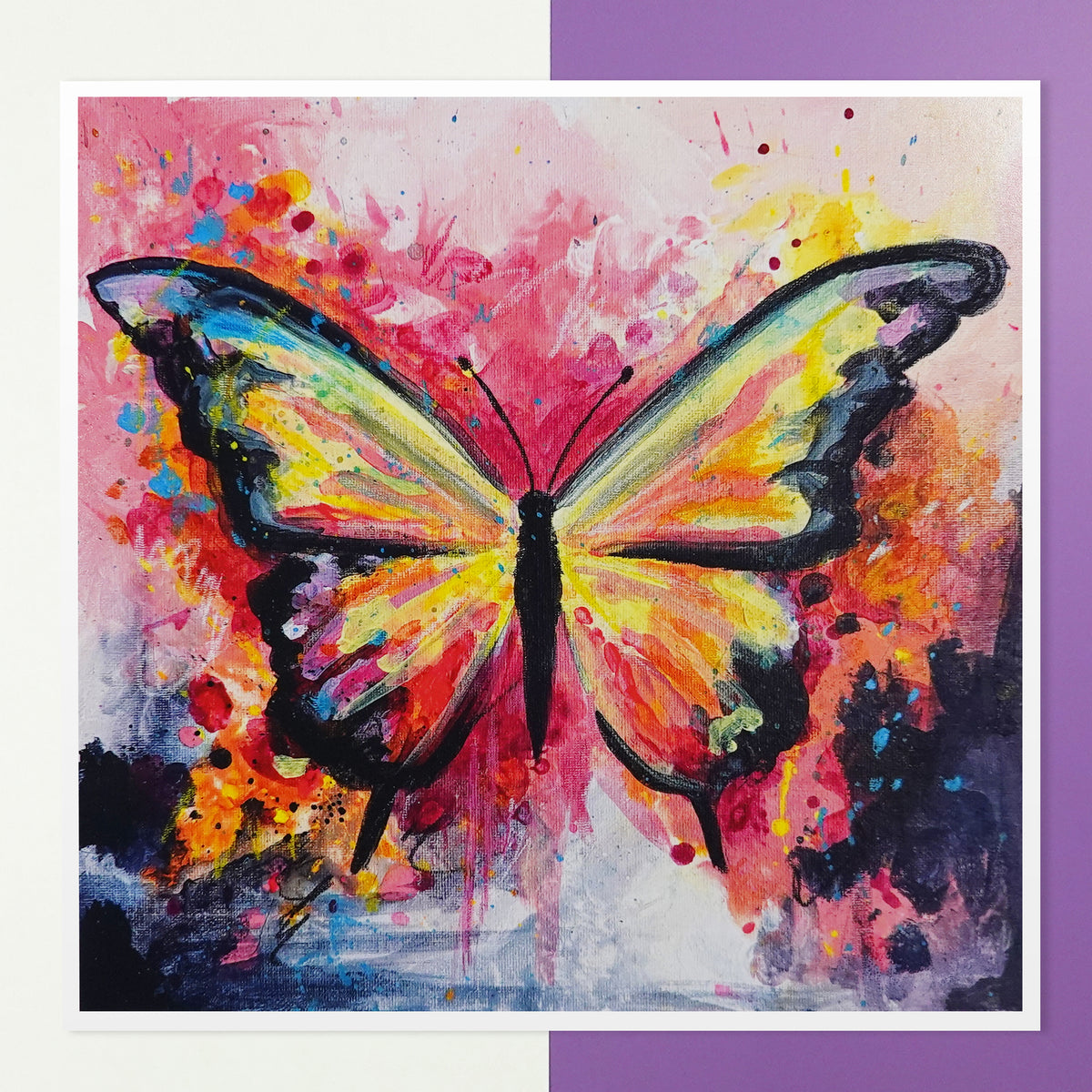 Sunburst Butterfly - Art Print