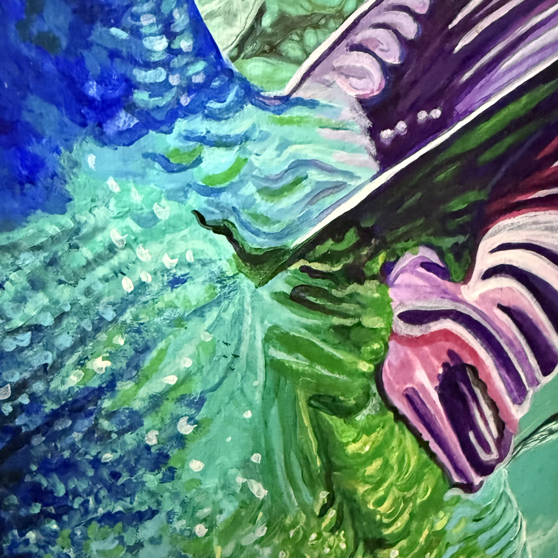 Hummingbird - Original Canvas Painting
