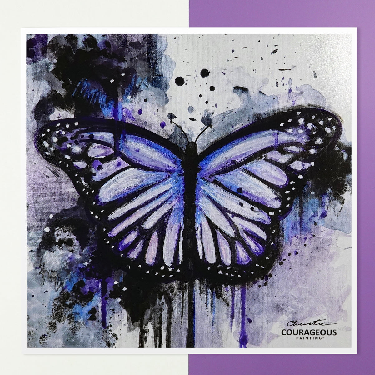 Midnight Flutter - Art Print