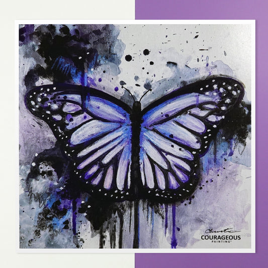 Midnight Flutter - Art Print