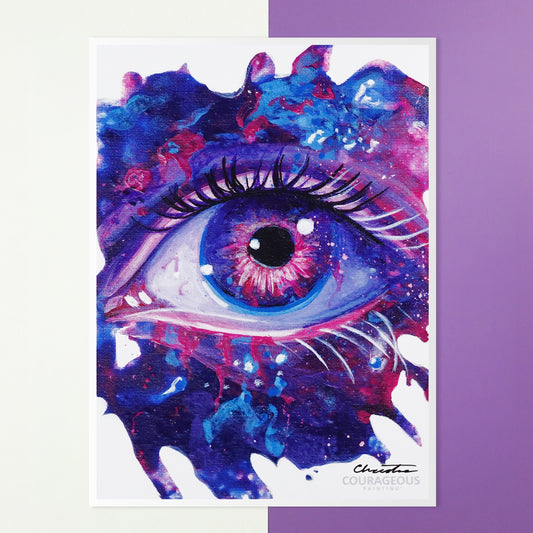 Cosmic Iris - Art Print