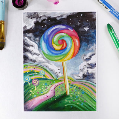 Cosmic Lollipop - Art Print