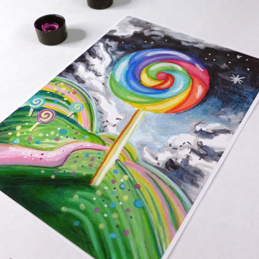 Cosmic Lollipop - Art Print