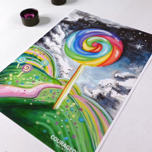 Cosmic Lollipop - Art Print