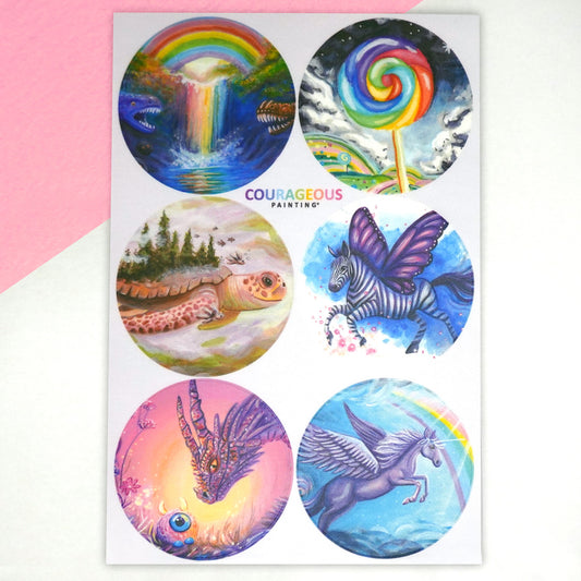 Monster Universe - Sticker Sheet