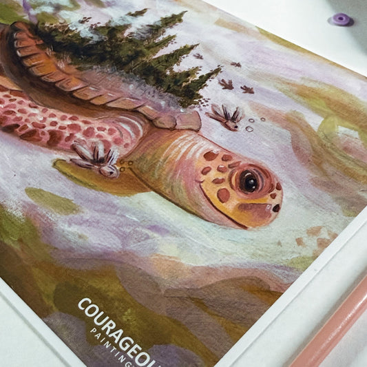 Nimbus the Sky Turtle - Art Print