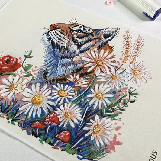 Garden Tiger - Art Print