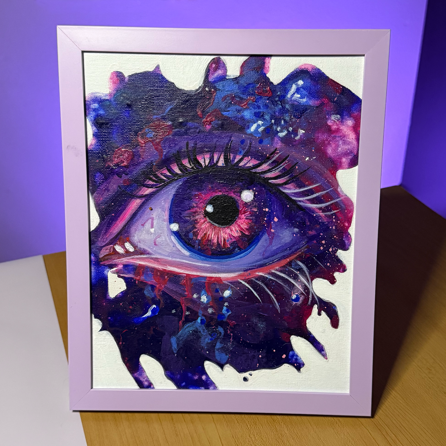 UV Eye- Original Glow Painting