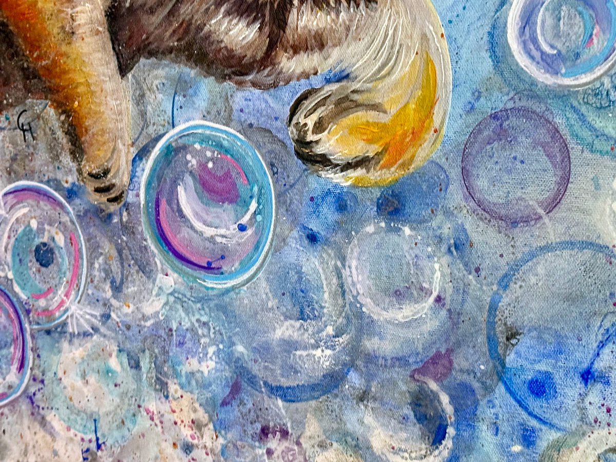 Bubble Tiger - Original Painting