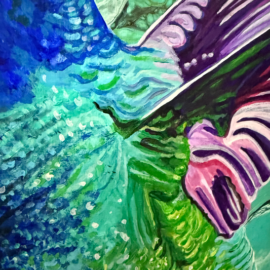Hummingbird - Original Canvas Painting