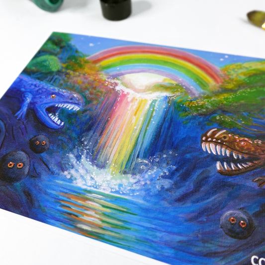 Rainbow Falls - Art Print