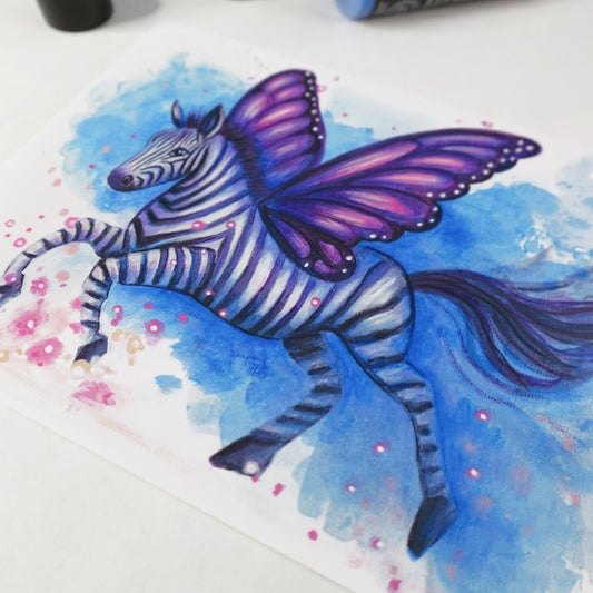 Zebrafly - Art Print
